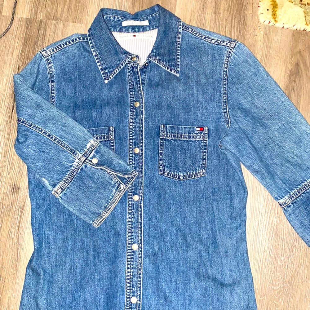 Denim dress